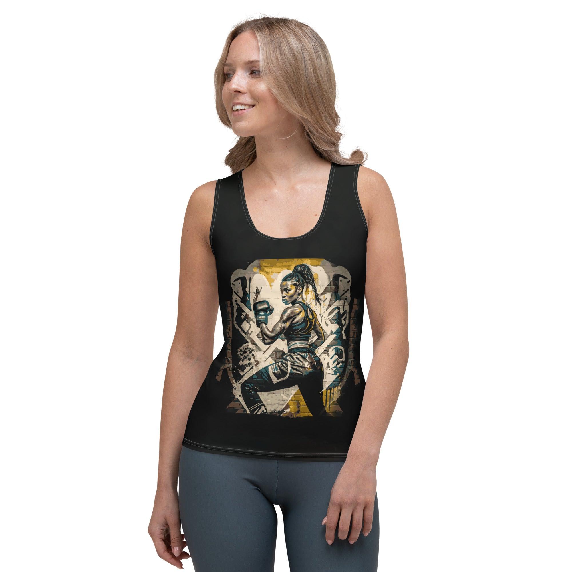 Train Like A Warrior Sublimation Cut & Sew Tank Top - Beyond T-shirts