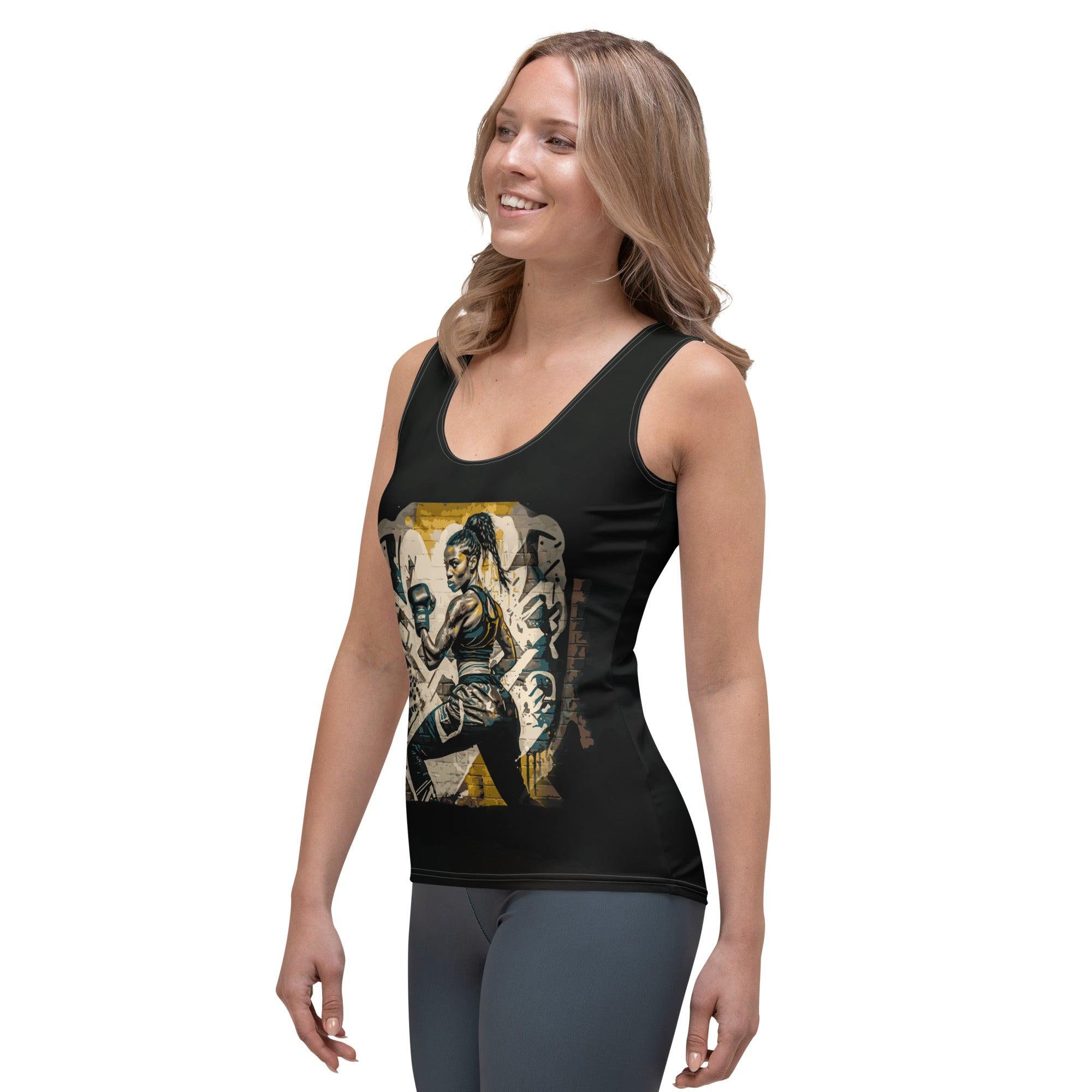 Train Like A Warrior Sublimation Cut & Sew Tank Top - Beyond T-shirts