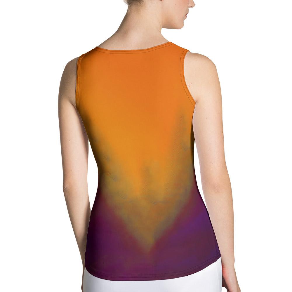 Tranquil Tides Sublimation Cut & Sew Tank Top - Beyond T-shirts