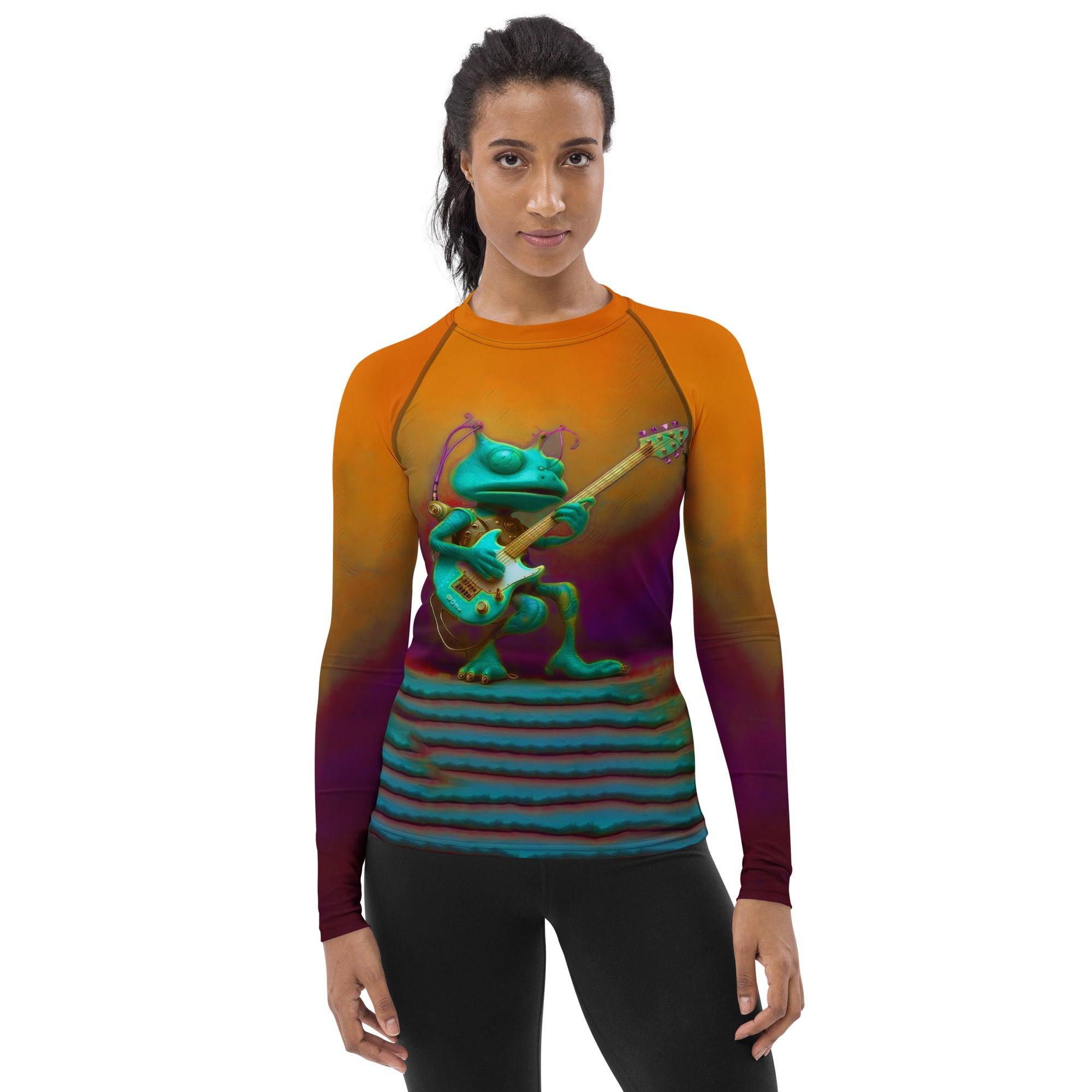 Tranquil Tides Women's Rash Guard - Beyond T-shirts