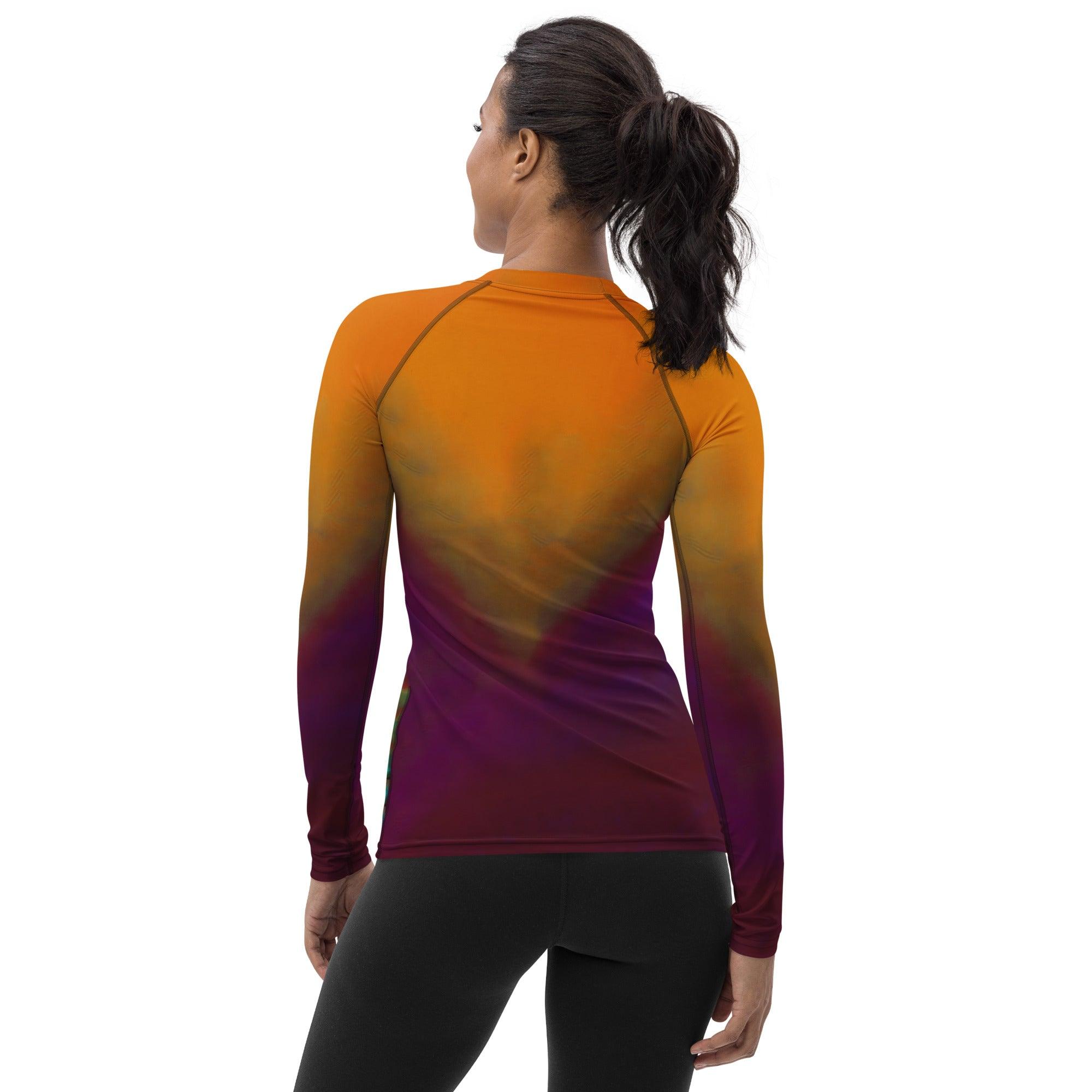 Tranquil Tides Women's Rash Guard - Beyond T-shirts