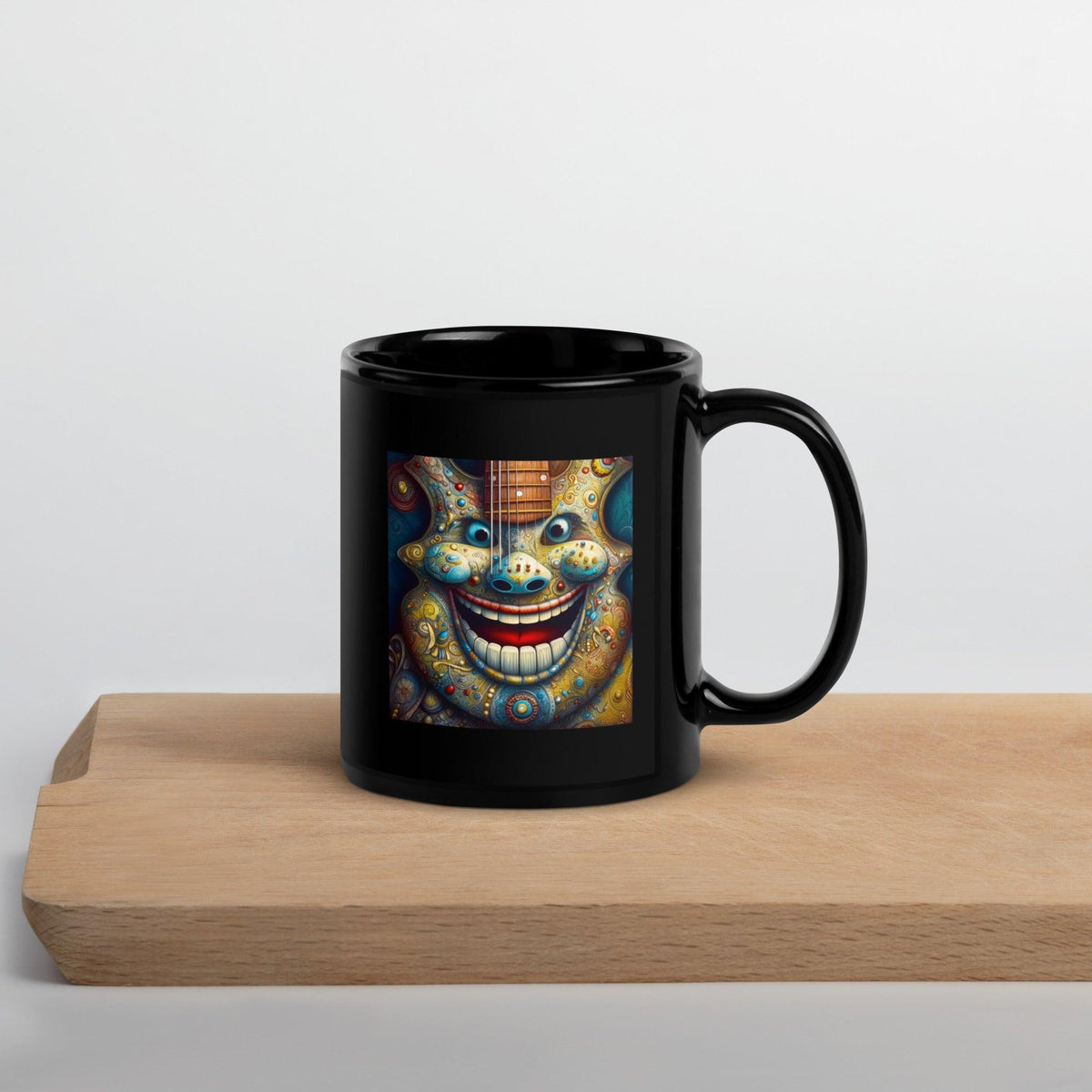 Tropical Twilight Black Glossy Mug - Beyond T-shirts