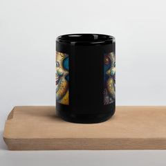 Tropical Twilight Black Glossy Mug - Beyond T-shirts