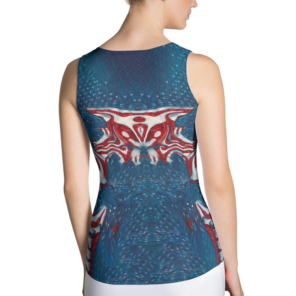 Tropical Twilight Sublimation Cut & Sew Tank Top - Beyond T-shirts