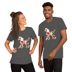 Poodle's Joyful Jumps Unisex T-Shirt