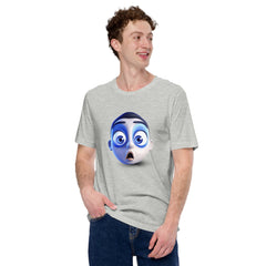 Fashionable Unisex T-Shirt with Cool Emoji Print