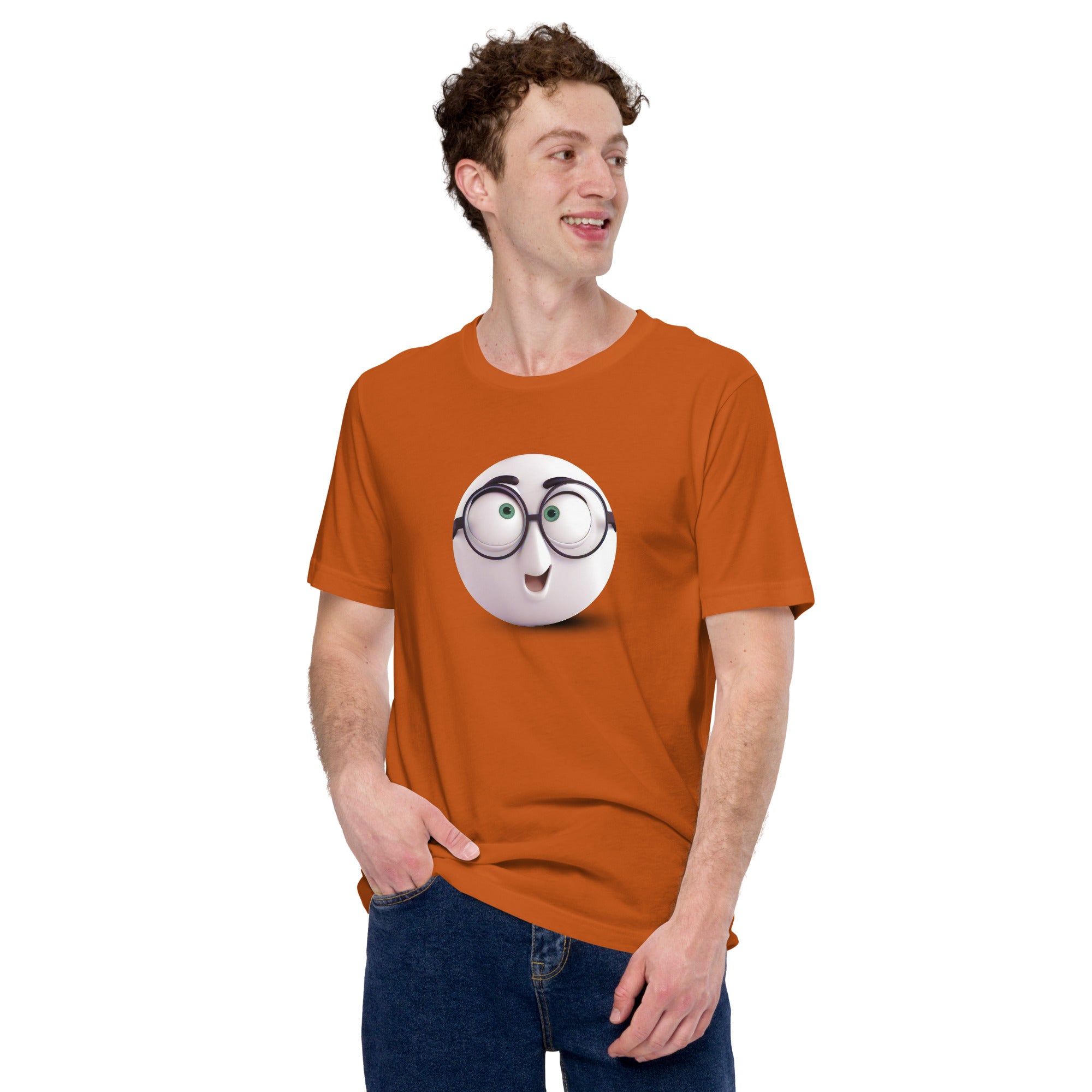 Stylish Unisex T-Shirt with Sunglasses Emoji