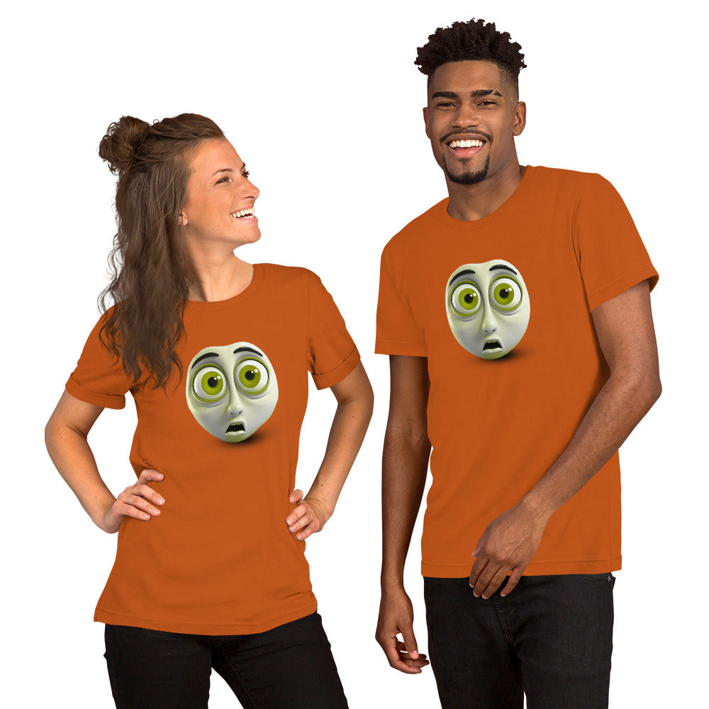 Casual Wear Cat Face Emoji T-Shirt for All