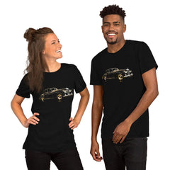 Turbocharged Style Unisex Car Print T-Shirt - Beyond T-shirts