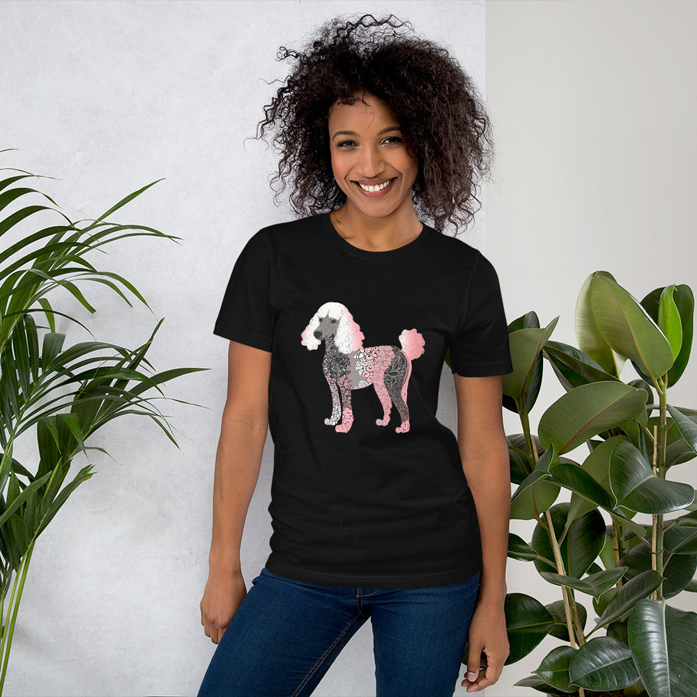 Poodle's Playful Prance Unisex T-Shirt