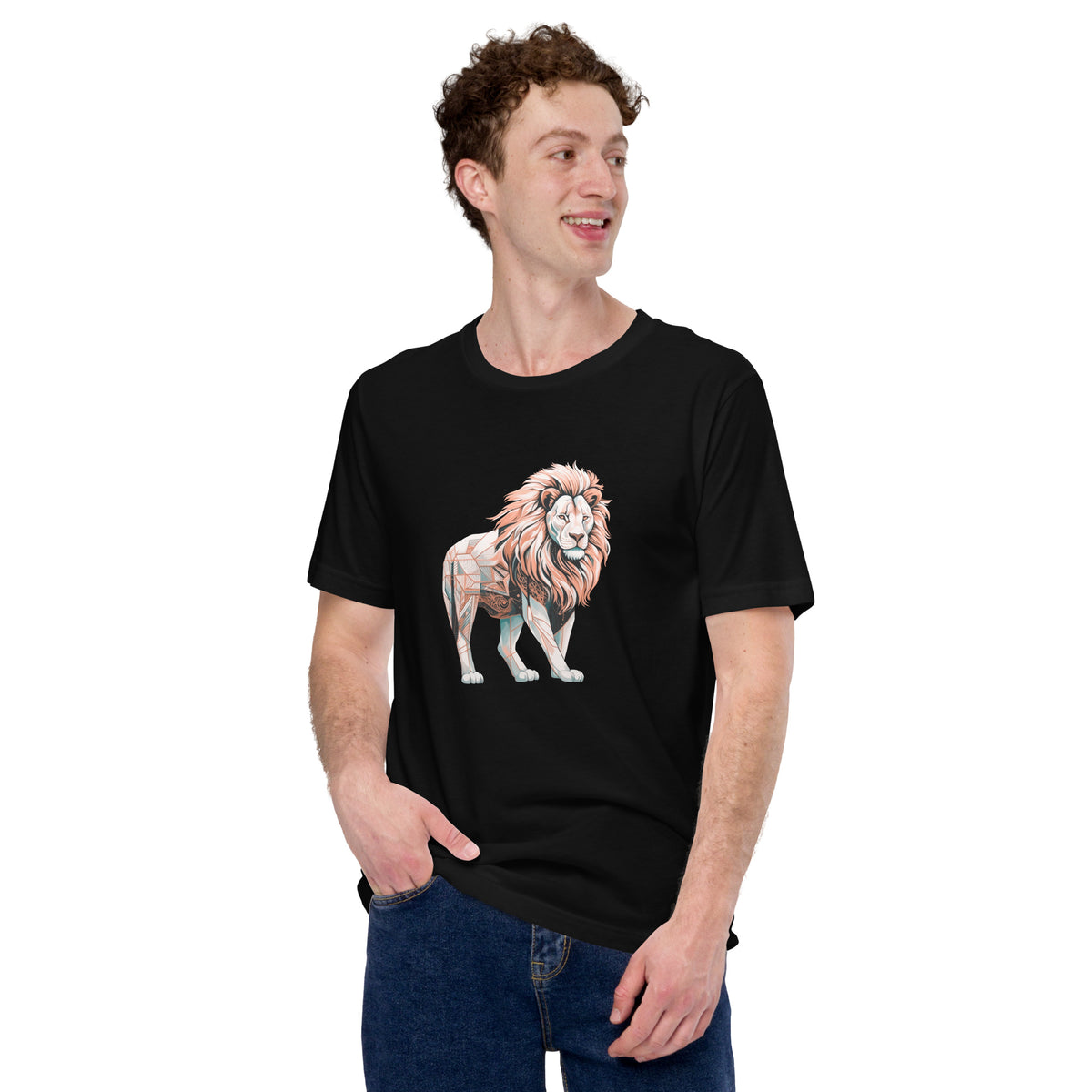 Lion's Tranquil Twilight Unisex T-Shirt