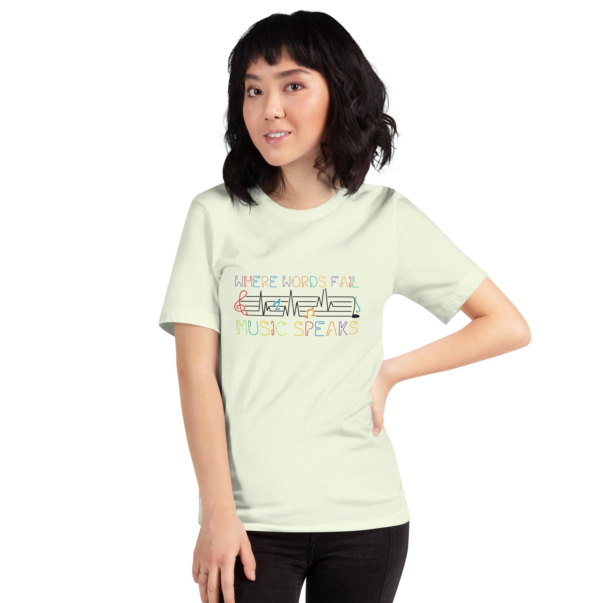 Unisex Musical Elegance Graphic Tee - Beyond T-shirts