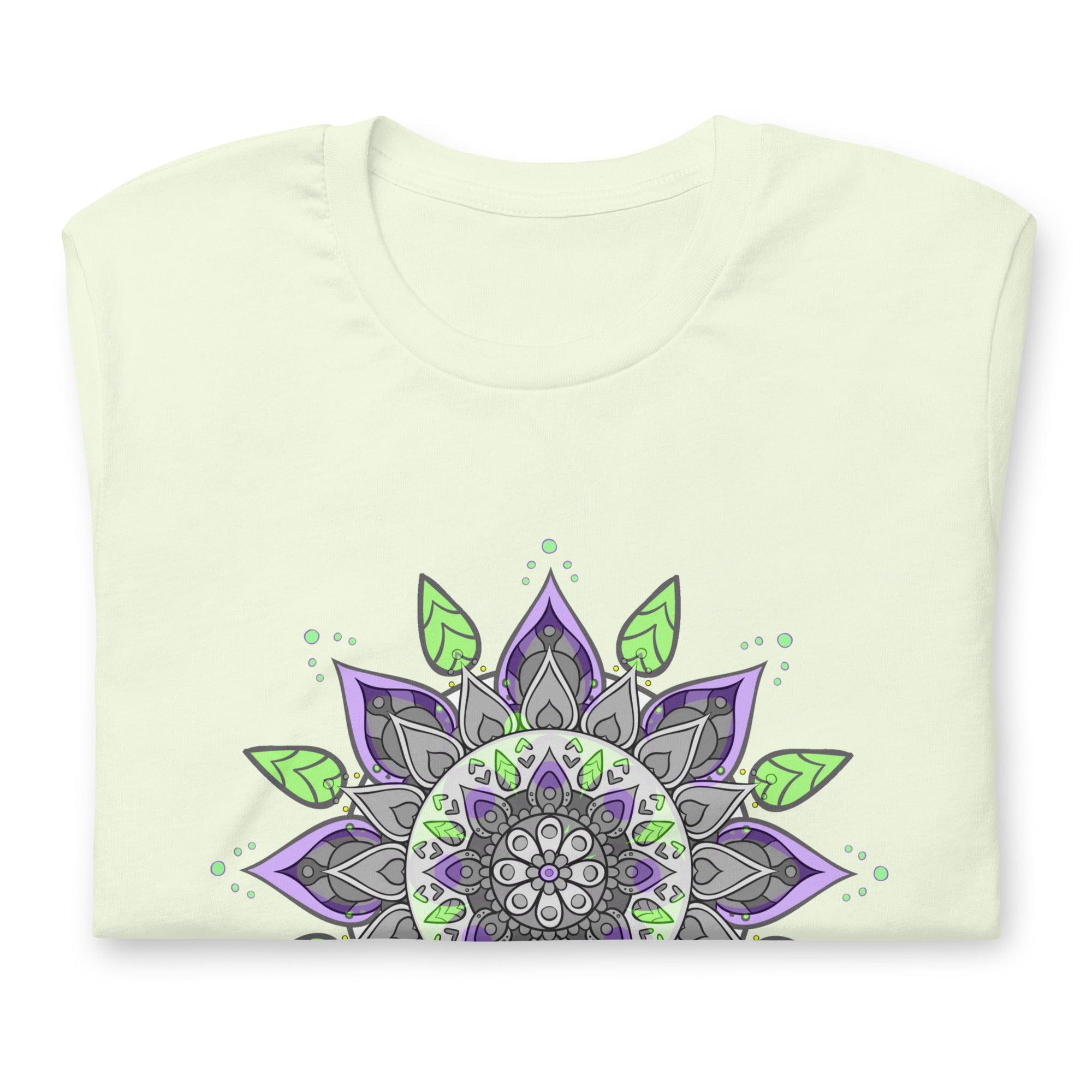 Golden Mandala Radiance Unisex T-Shirt - Beyond T-shirts