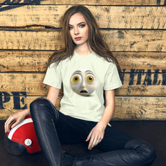 Casual Unisex T-Shirt with Diamond Emoji Design