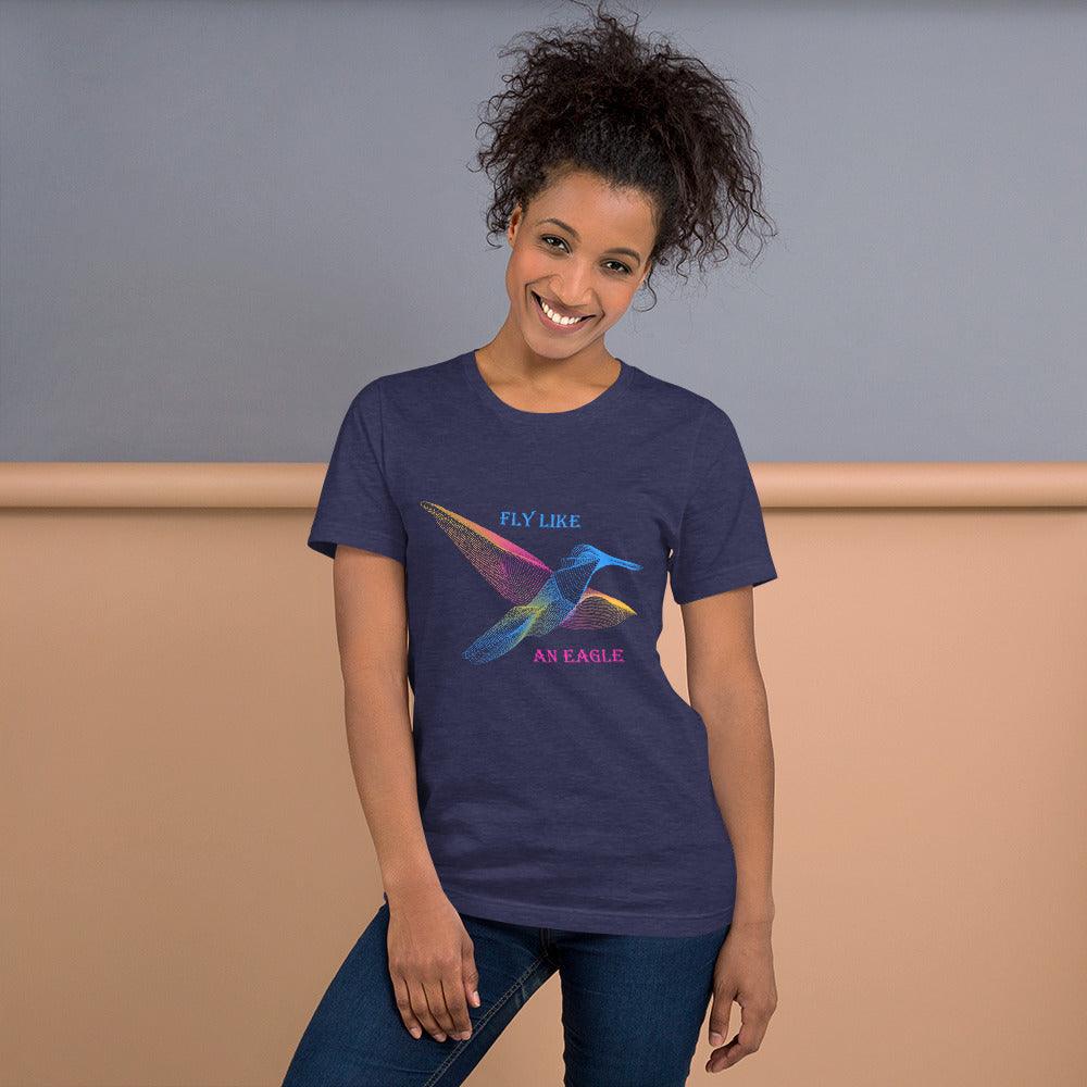 Winged Beauty Unisex Bird Illustration T-Shirt - Beyond T-shirts