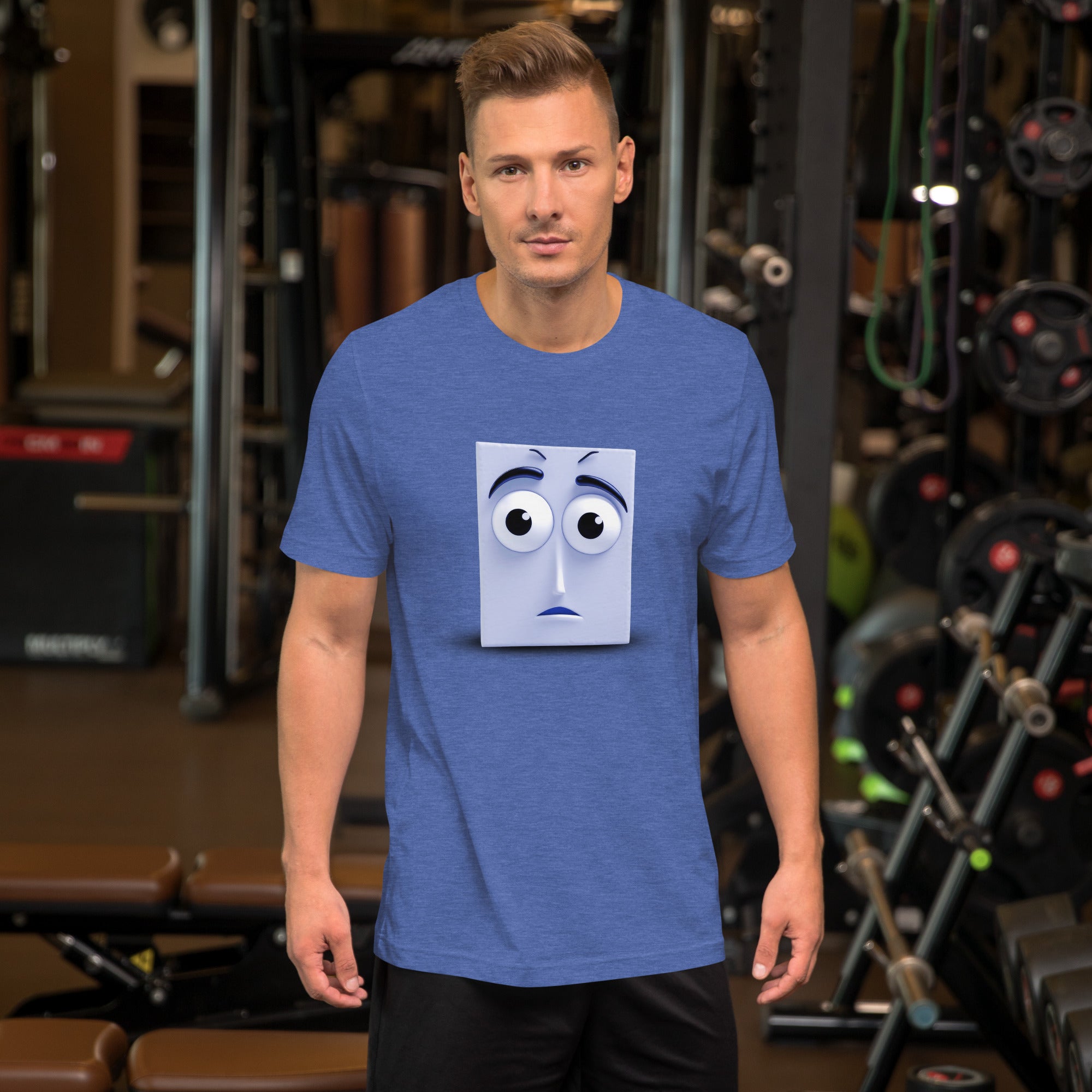 Unisex T-Shirt with Laughing Tears Emoji Design