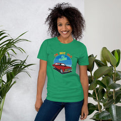 Nature and Typography Fusion Unisex Staple T-Shirts