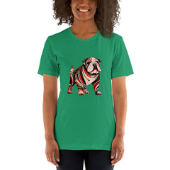 Playful Bulldog Pranks Unisex T-Shirt