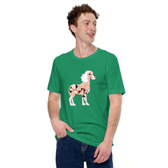 Poodle's Elegant Ensemble Unisex T-Shirt