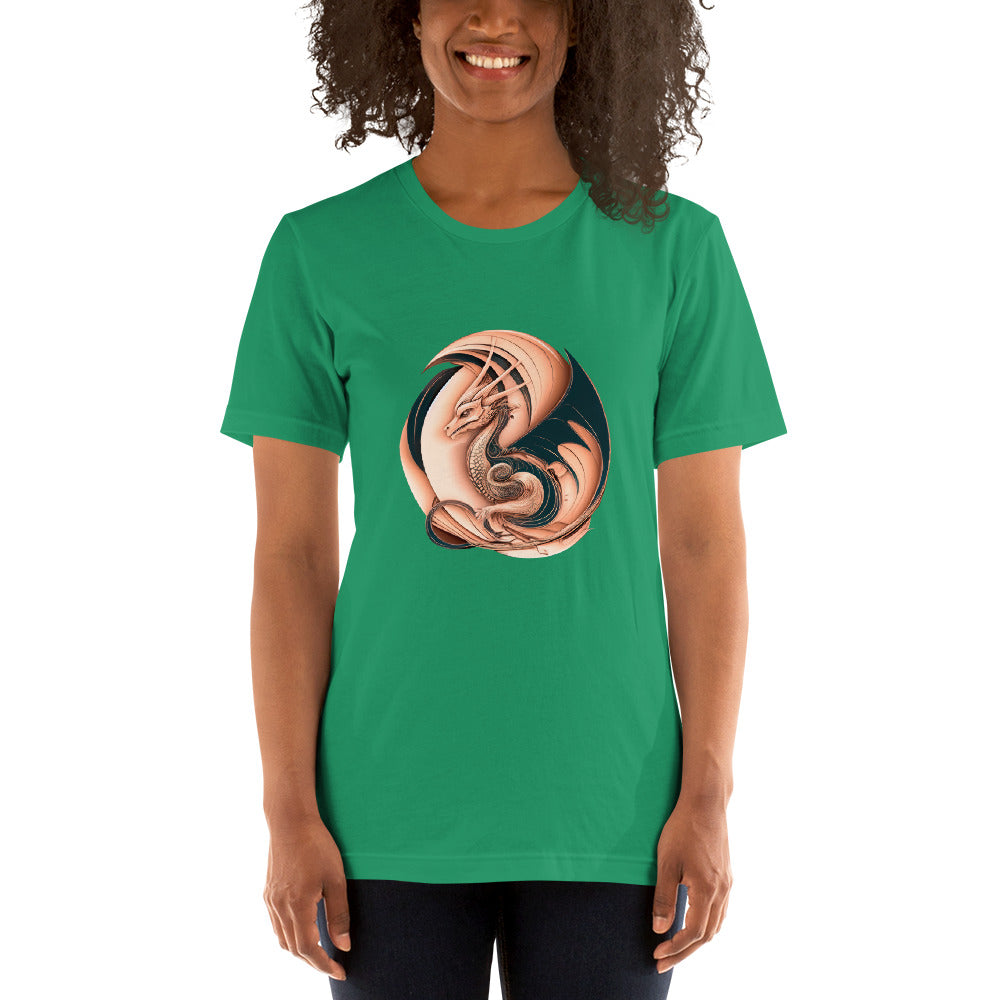 Dragon's Dazzling Dawn Unisex T-Shirt