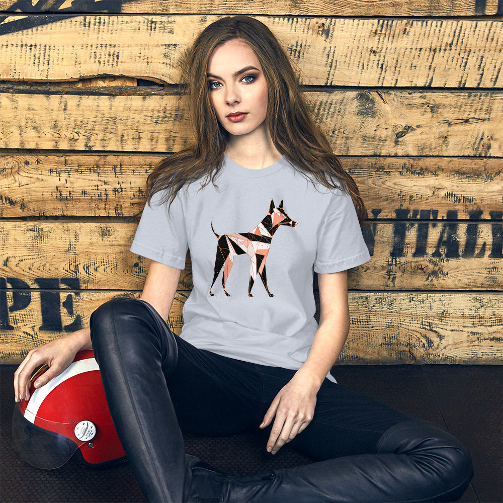 Canine's Charming Chase Unisex T-Shirt