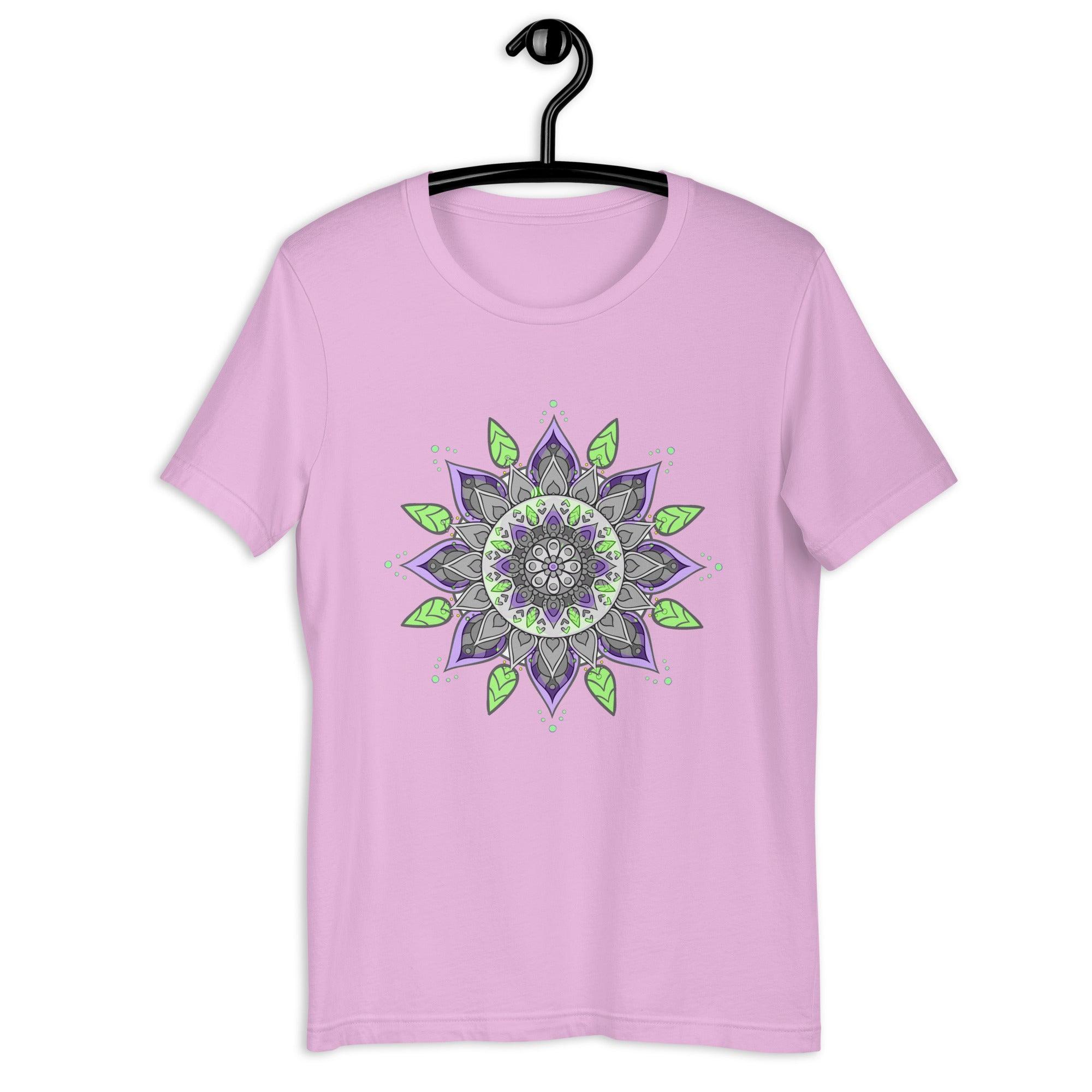 Golden Mandala Radiance Unisex T-Shirt - Beyond T-shirts