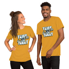 Pumpkin Parade Unisex Staple T-Shirt folded neatly
