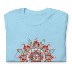 Aqua Mandala Serenity Unisex T-Shirt - Beyond T-shirts