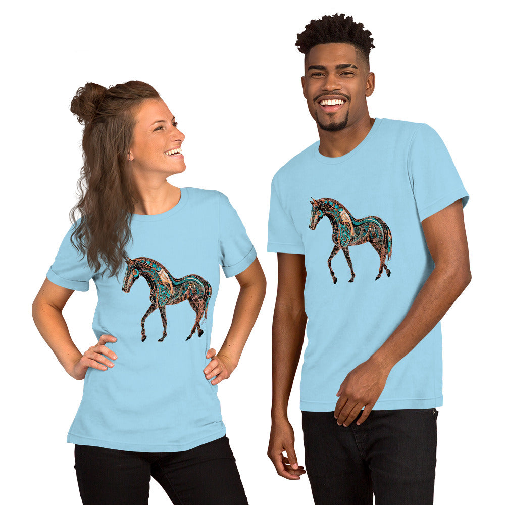 Equestrian Evening Elegance Unisex T-Shirt