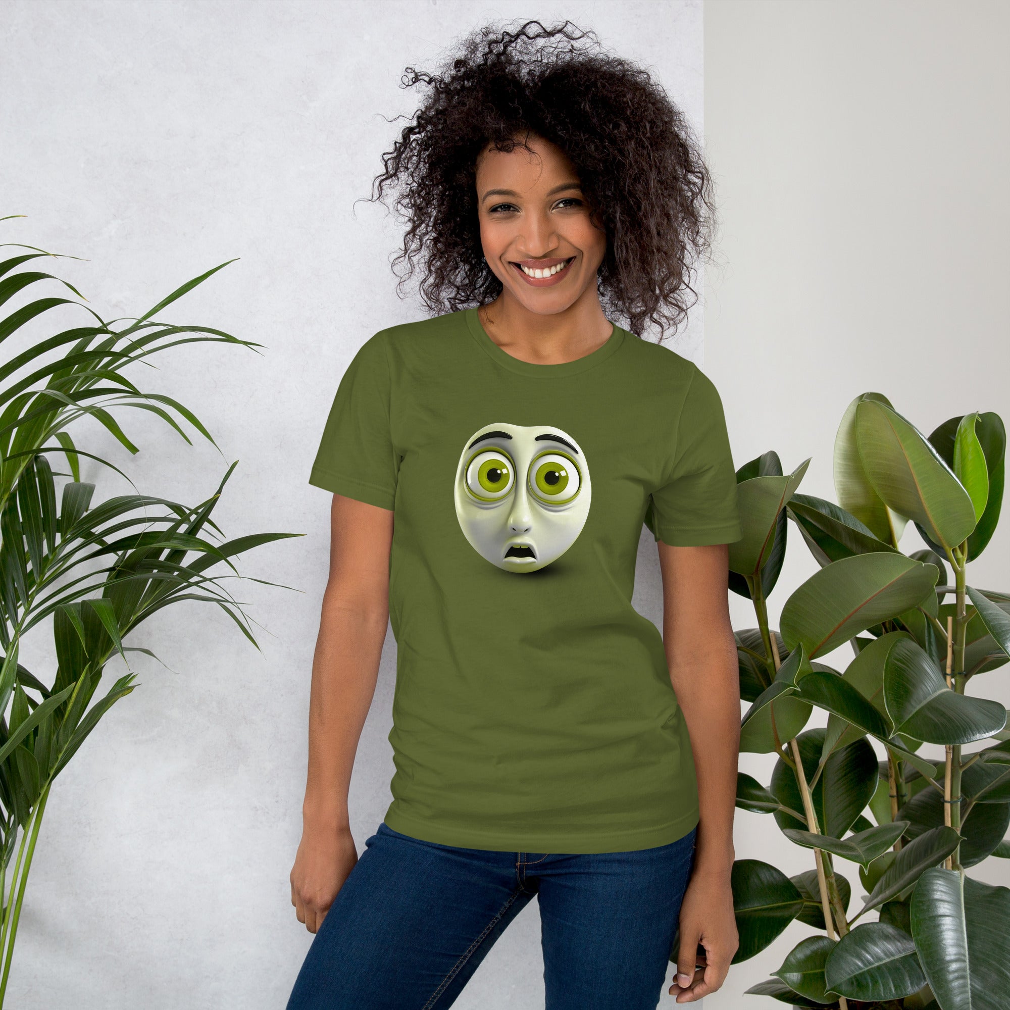 Playful Cat Face Tee for Men and Women