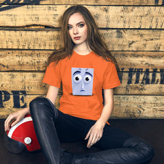 Casual Unisex Tee with Laughing Tears Emoji