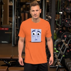 Trendy Unisex T-Shirt with Laughing Tears Emoji Graphic