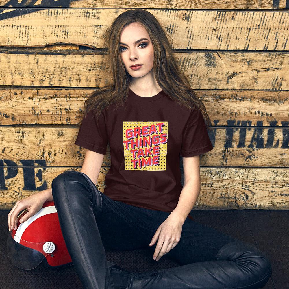 Typography and Vintage Maps Unisex Staple T-Shirts - Beyond T-shirts