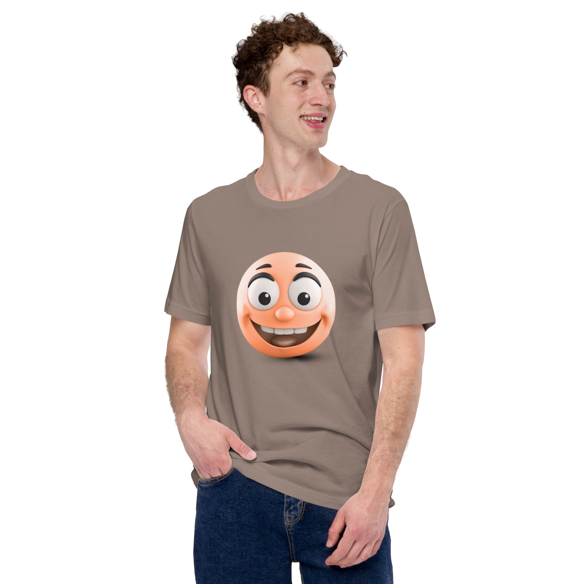 Smiley Face Emoji Unisex Tee - Casual Wear