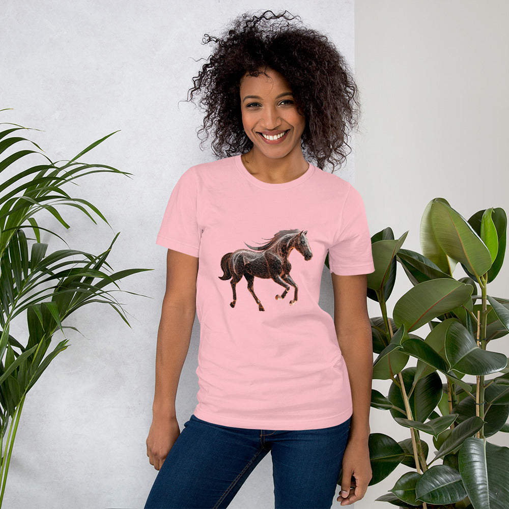 Equestrian’s Elegant Escape Unisex T-Shirt