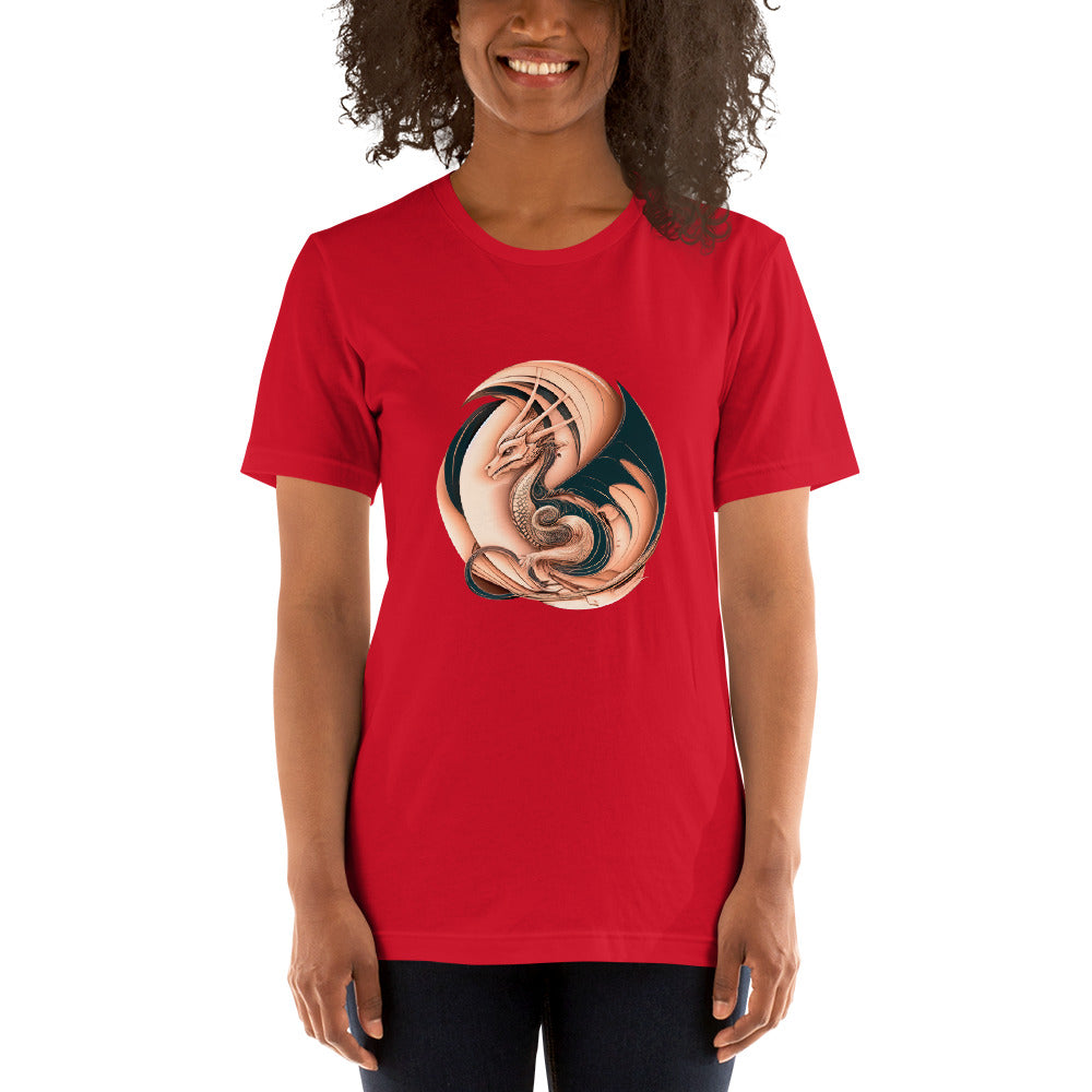 Dragon's Dazzling Dawn Unisex T-Shirt