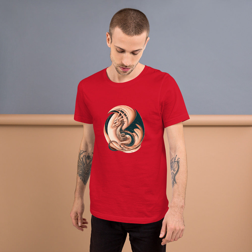 Dragon's Dazzling Dawn Unisex T-Shirt