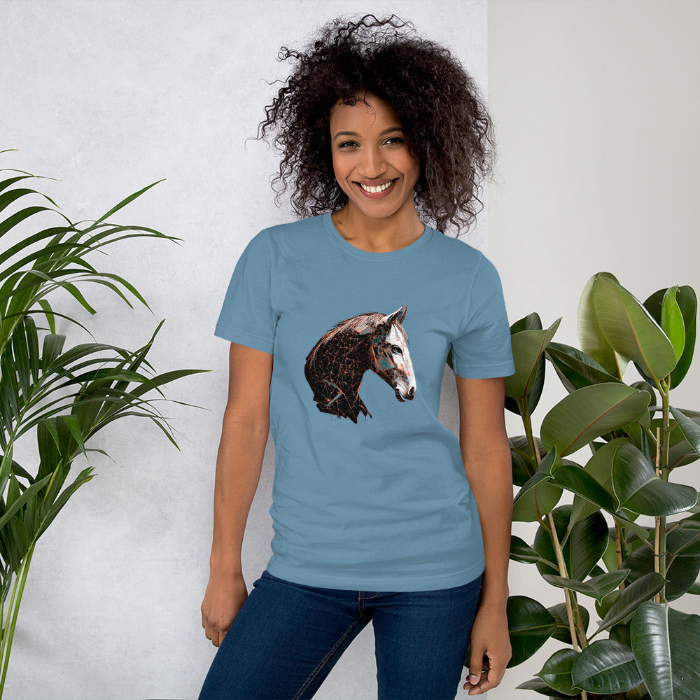 Horse's Harmonious Horizon Unisex T-Shirt