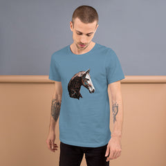 Horse's Harmonious Horizon Unisex T-Shirt