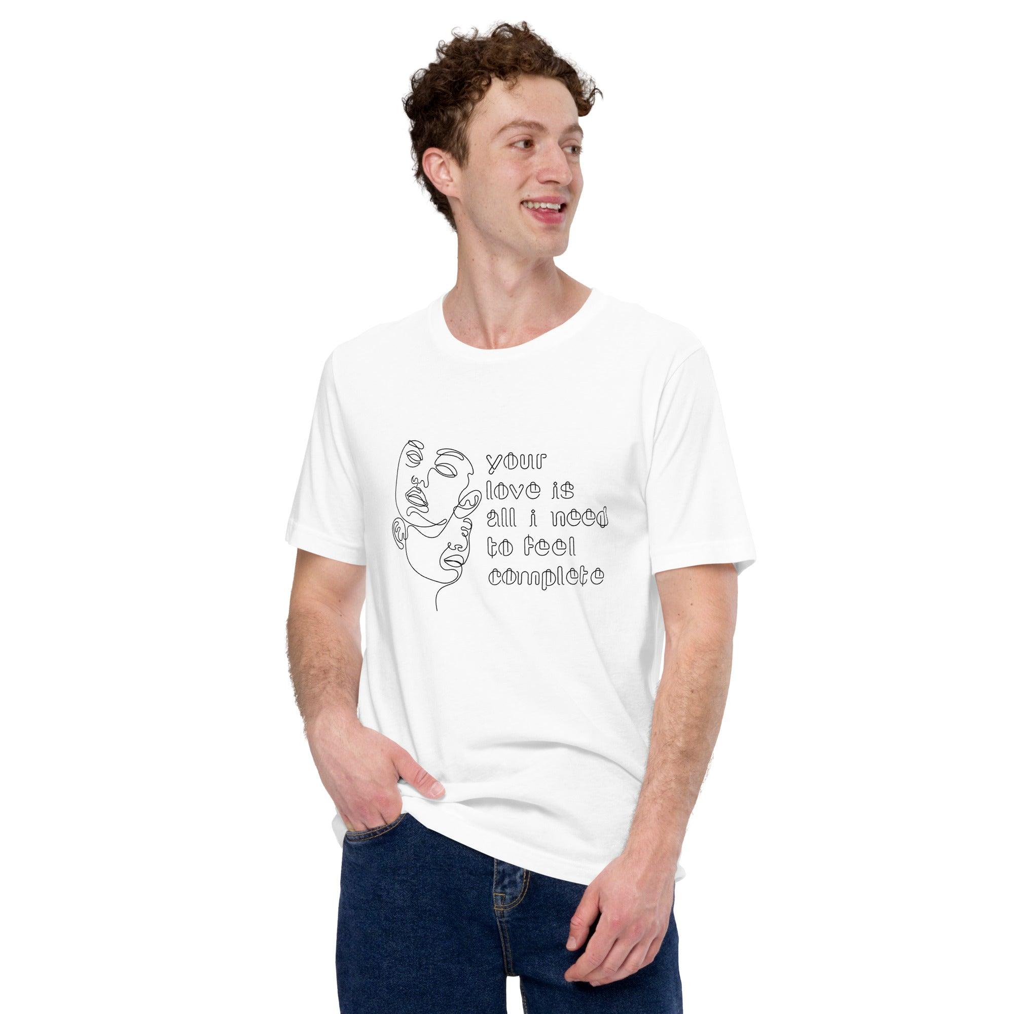 Simplicity In Lines Unisex One Line Art T-shirt - Beyond T-shirts