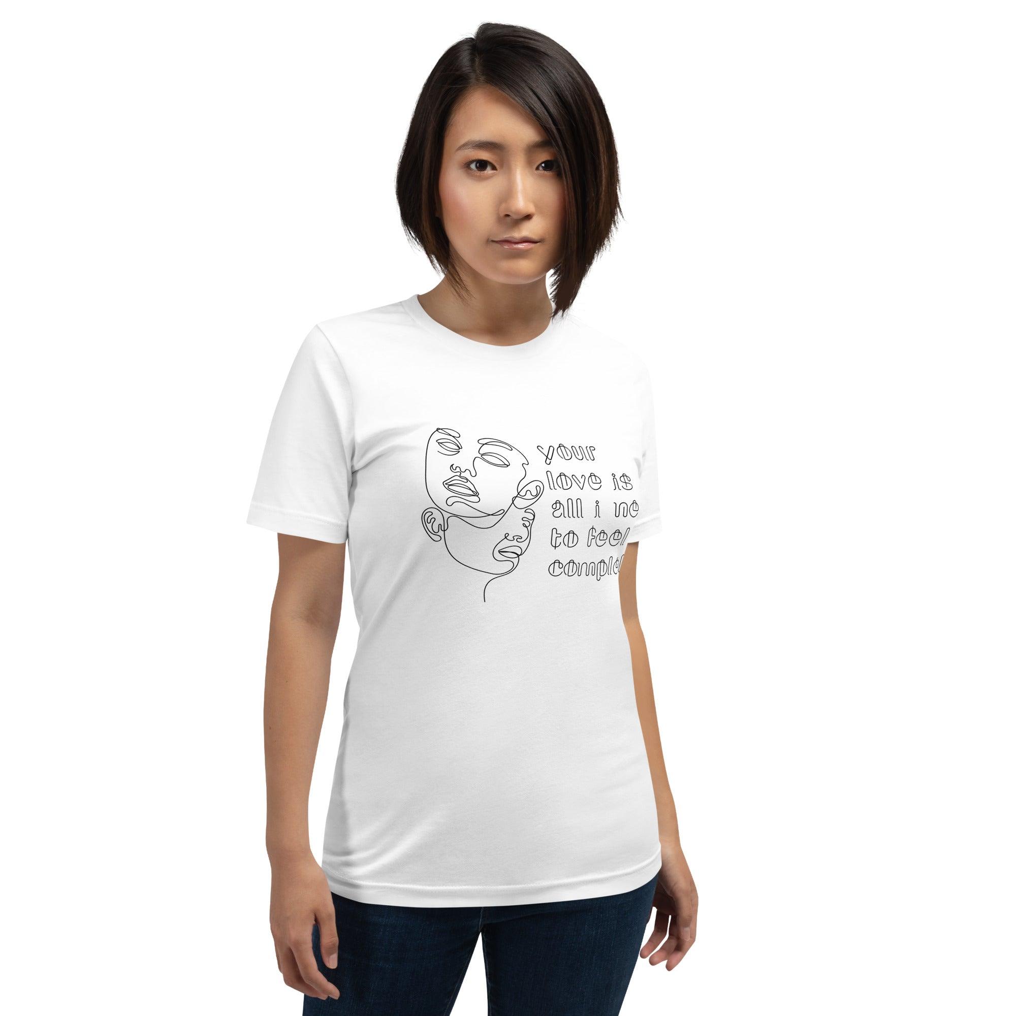 Simplicity In Lines Unisex One Line Art T-shirt - Beyond T-shirts