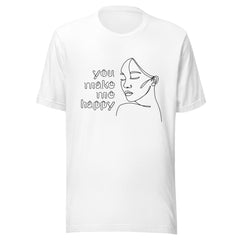 Elegant Minimalism One Line Art Unisex Tee - Beyond T-shirts