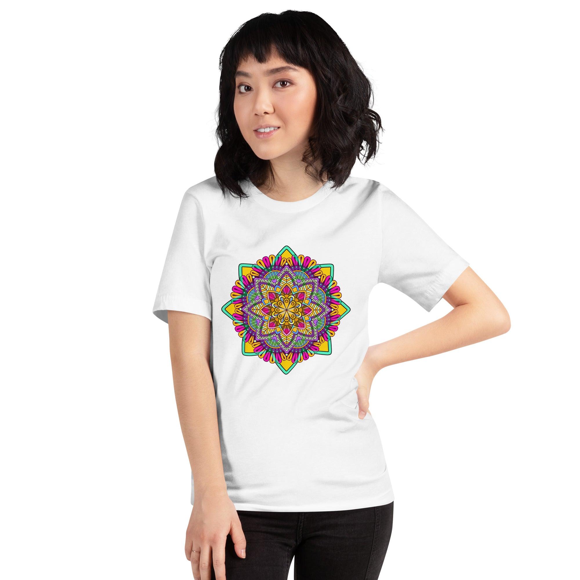 Mandala Cosmic Echoes Unisex Tee - Beyond T-shirts