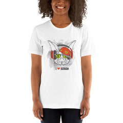 Music Makes Me Happy Unisex Staple T-Shirt - Beyond T-shirts