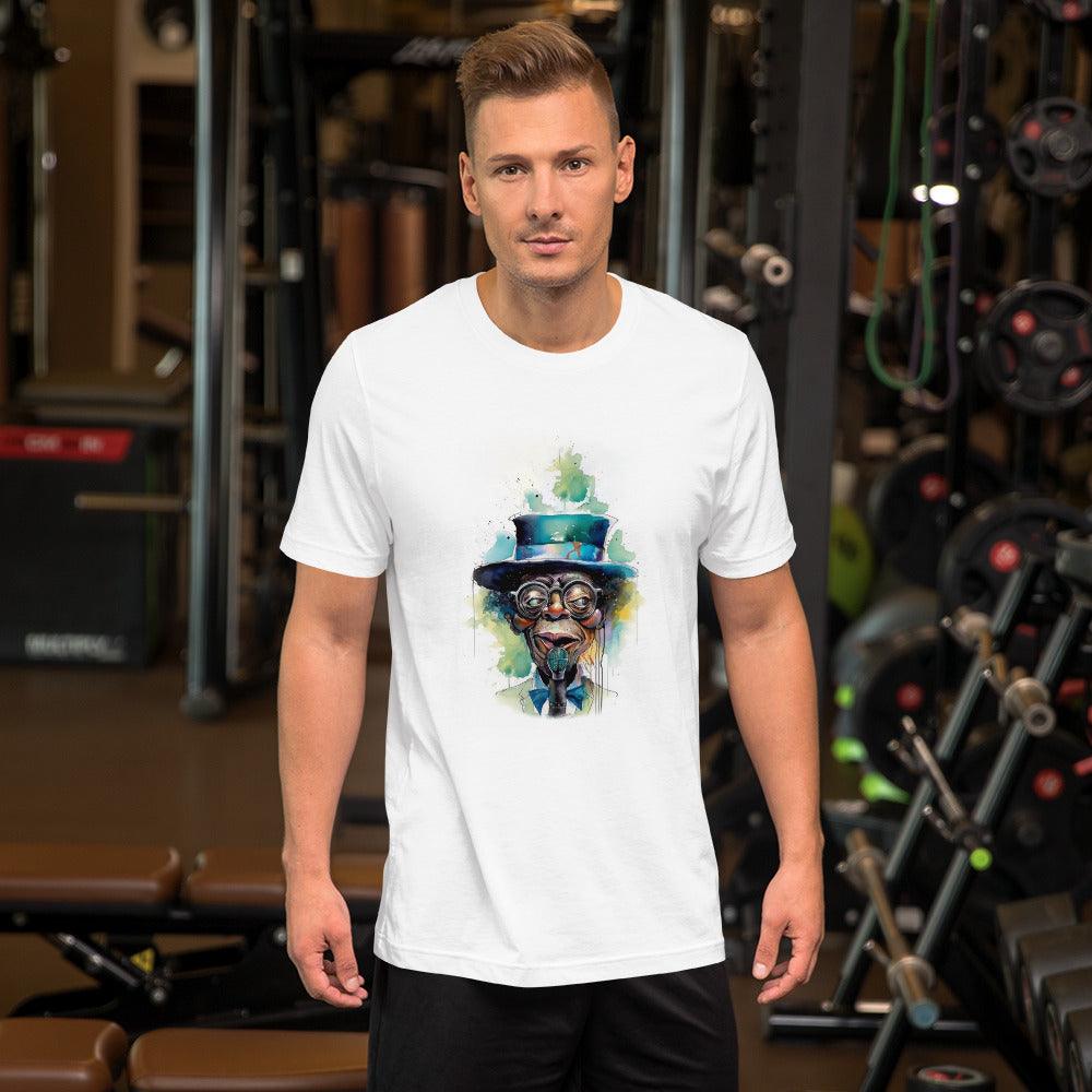Exaggerated Elegance Unisex Caricature Tee - Beyond T-shirts