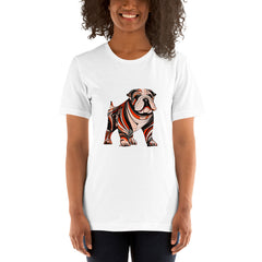 Playful Bulldog Pranks Unisex T-Shirt