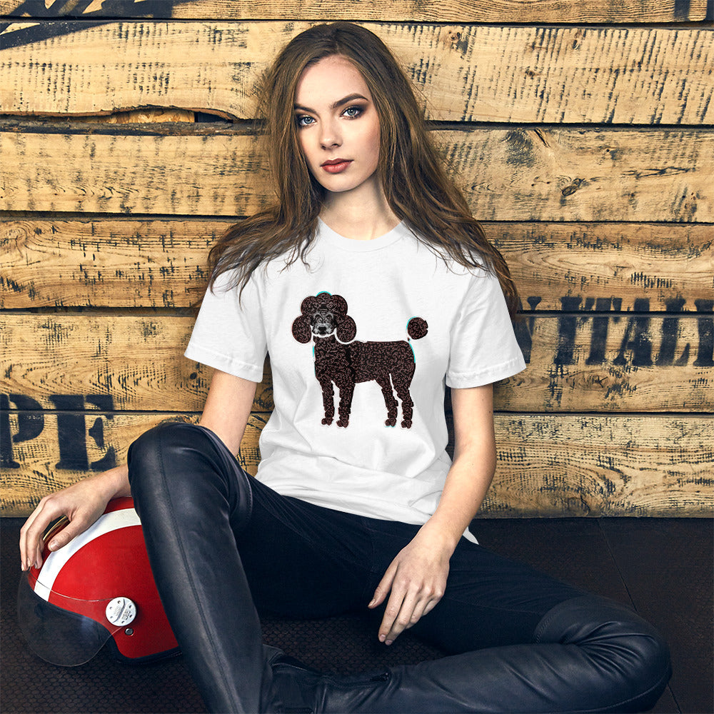 Poodle's Tranquil Tails Unisex T-Shirt