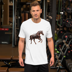 Equestrian’s Elegant Escape Unisex T-Shirt