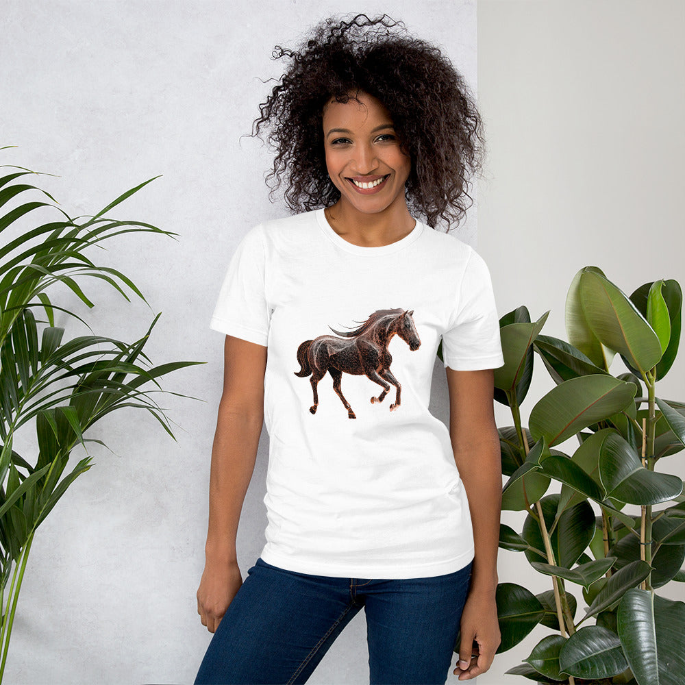 Equestrian’s Elegant Escape Unisex T-Shirt