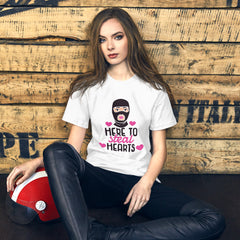 Here To Steal Hearts Unisex Staple T-Shirt